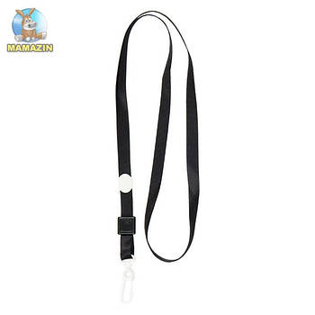 Шнурок для бейджа з карабіном Axent 4531-01-A, чорний 4531-01/107453 G-Rich