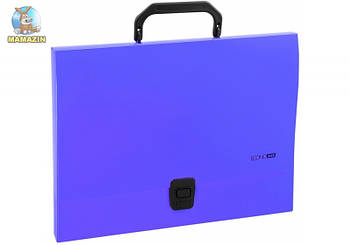 Портфель пластиковий A4 Economix на застібці, 1 відділення, фіолетовий 73189 G-Rich