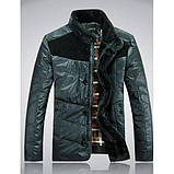 Чоловічий пуховик зі штучним хутром зима, фото 3