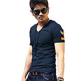 Чоловіча футболка з логотипом на рукаві, фото 6
