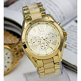 Жіночий кварцовий годинник золото, фото 4