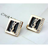 Сережки квадратні, фото 2