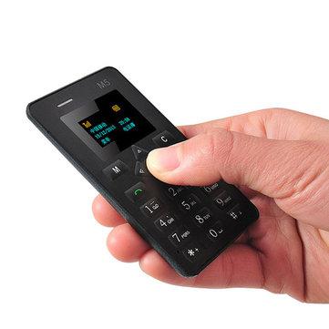 Міні мобільний телефон AIEK M5 mini ультра тонкий, стильний GSM телефон з micro-SIM карткою, фото 1