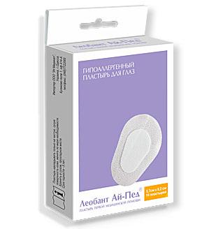 Пластир Леобант для очей Ай-Пед 5,7x8,2см 10шт