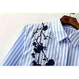 Жіноча сорочка в смужку весна, фото 3