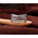 Елегантне кільце Giemi цирконій, фото 3