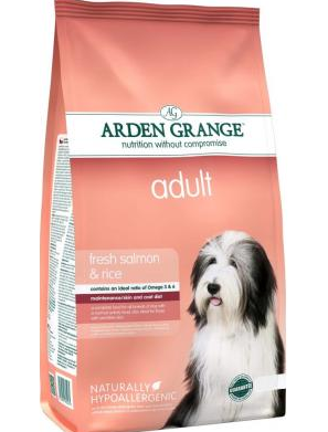 Arden Grange (Арден Грендж) Adult Salmon/Rice Корм для чувствительных собак (лосось/рис), 12 кг