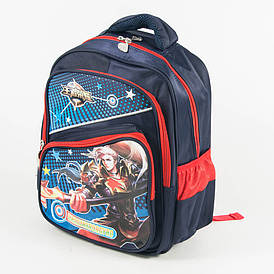 Шкільний рюкзак для хлопчика з жорсткою спинкою - синій - 14-1713