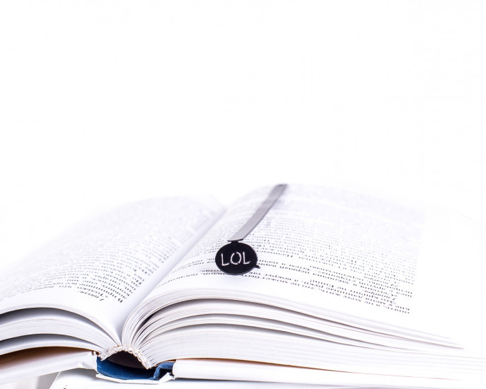 Закладка для книг LOL оригінальний подарунок прикольний, фото 1