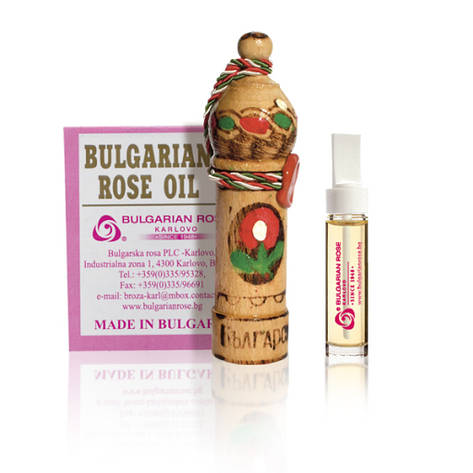 Олія троянди натуральне з квітів Rosa Damascena від Bulgarian Rose 1 гр, фото 1