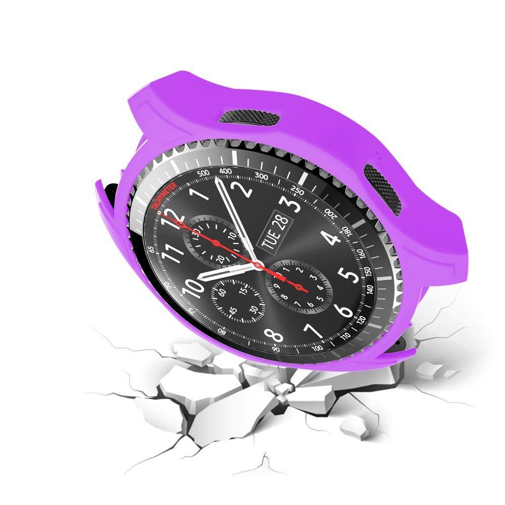 Силіконовий захисний корпус Primo для годин Samsung Gear S3 Frontier (SM-R760) - Purple