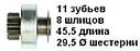 Бендикс стартера CITROEN Berlingo C2 C3 C4 C5 DS3 Jumpy Xsara PEUGEOT Partner 1007 3008 5008 206 207 307 308, фото 2