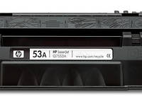 Картридж лазерний HP P2014 P2015 M2727 Q7553A 53A відновлений (3000 сторінок)