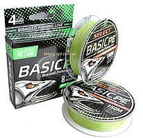 Шнур Select Basic PE 140м 0.12 мм (12lb) 5,6 кг (салатовий)