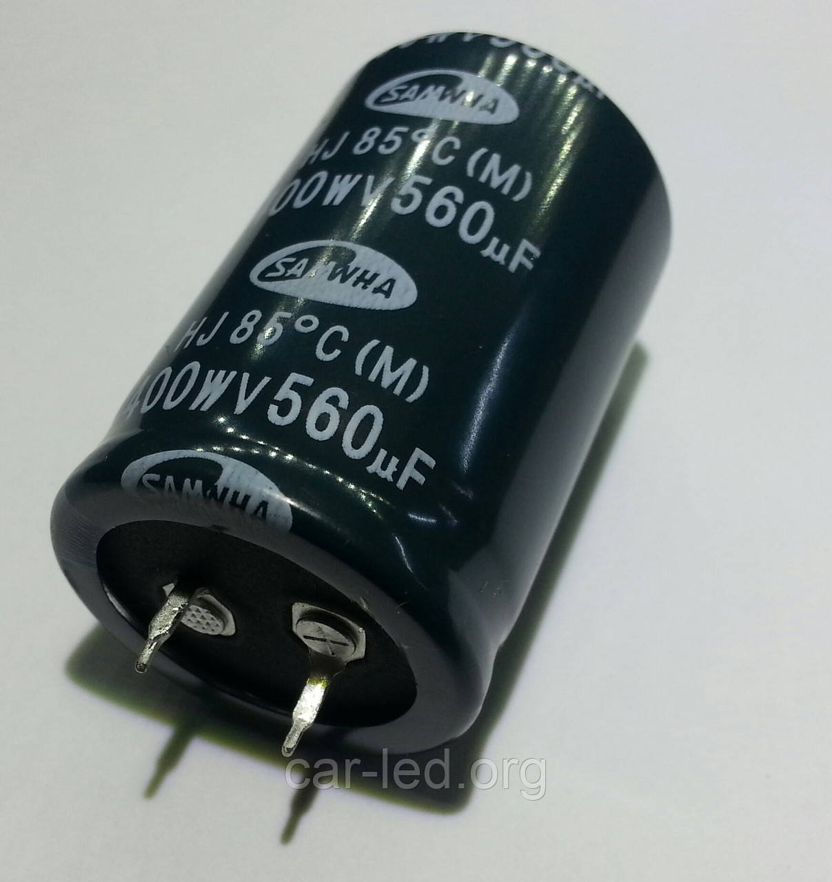 560mkf - 400v mini HJ 30*45 SAMWHA, 85°C конденсатор електролітичний ...
