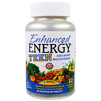 Витамины для подростков Enhanced Energy Teen 60 таб KAL USA