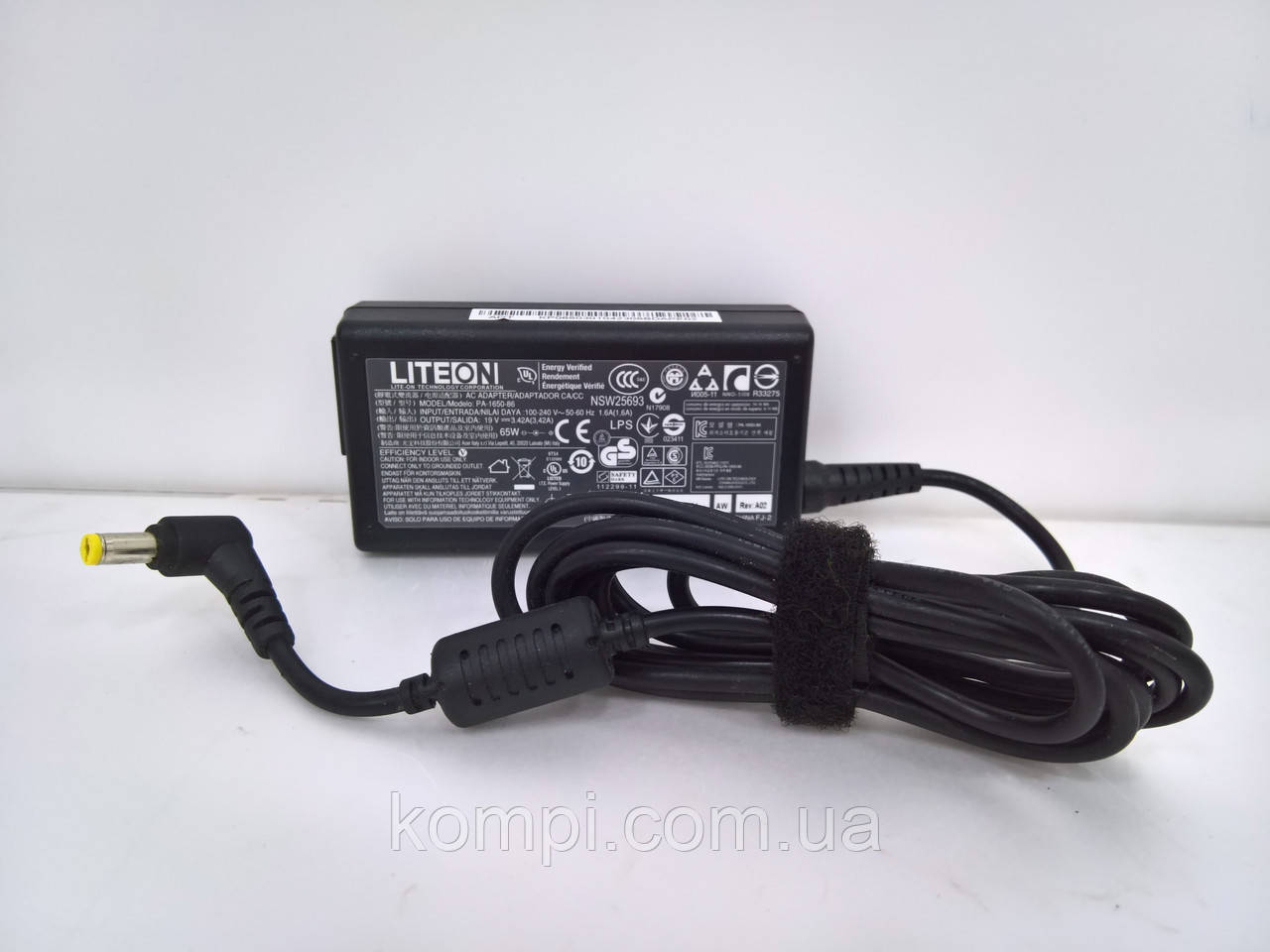 Зарядний пристрій до ноутбука Liteon 19v 3.42a штекер на 5.5x1.7 Оригінал !