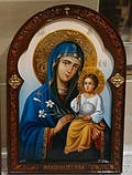 Ікона Богородиці "Нев’янучий цвіт" писана, фото 4