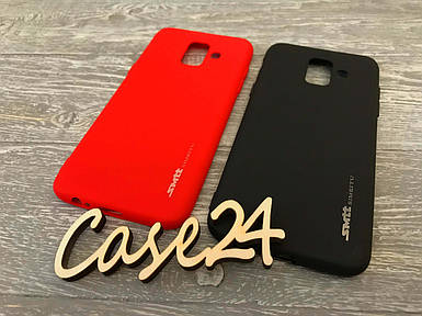 TPU чохол Smitt накладка бампер для Samsung Galaxy A6 2018 (2 кольори)