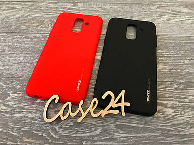 TPU чохол Smitt накладка бампер для Samsung Galaxy A6 Plus 2018 (2 кольори)
