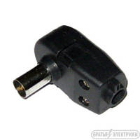 Штекер TV пластик бічний (клюв)