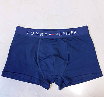 Труси чоловічі боксери бавовна Tommy Hilfiger, розмір L (48-50), темно-сині, 03310