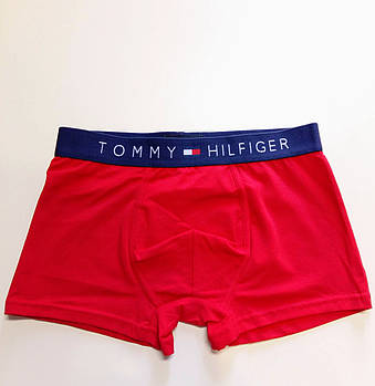 Труси чоловічі боксери бавовна Tommy Hilfiger, розмір L (48-50), червоні, 03314
