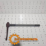 Вал вилки вимкнення зчеплення ЮМЗ у зборі з важелем, фото 4