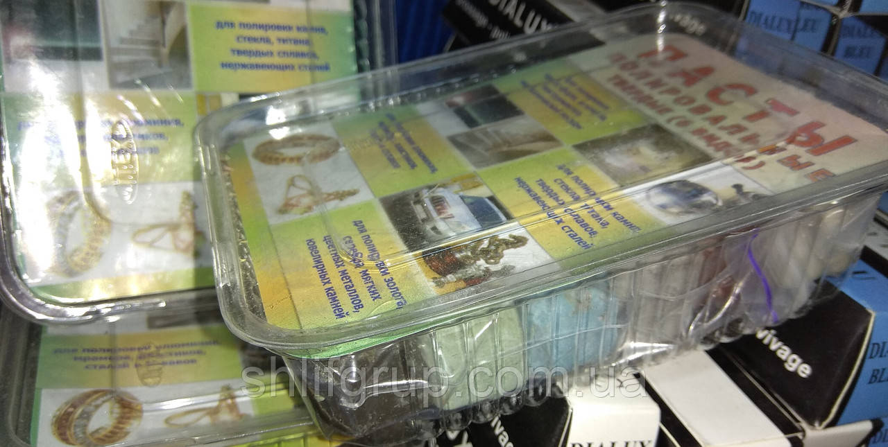 Абразивні пасти в наборі 6 штук, фото 1