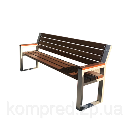 Боковини комплект для лавки паркової Валеріо 60*600*915 сірий OL657