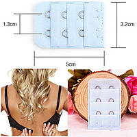 Розширювач на 2 гачки для бюстгальтера, блакитний