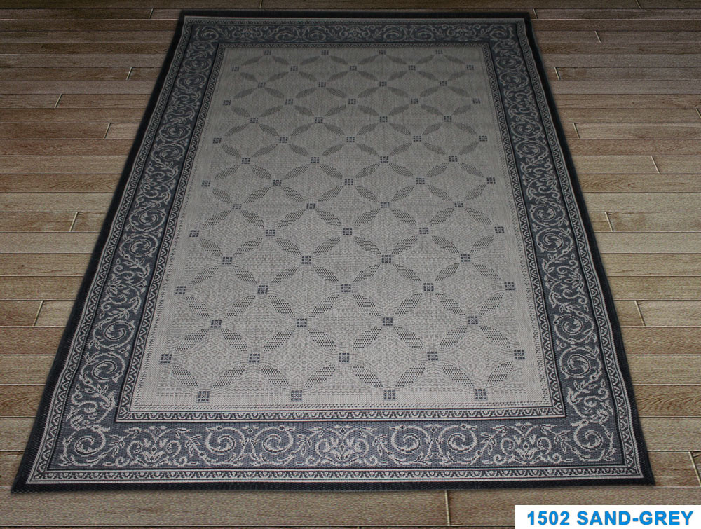 Килим LODGE 1502 sand-grey