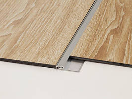 З'єднувальний поріжок для підлоги з вінілу NZA/3 h=3mm анодоване срібло, Profilpas