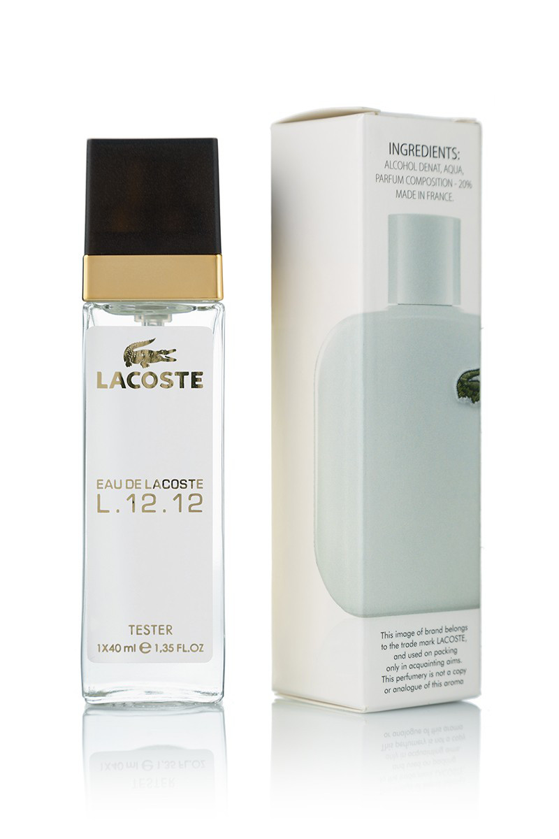 Чоловічий міні-парфум Lacoste Eau De L. 12.12 Blanc ( 40 мл)