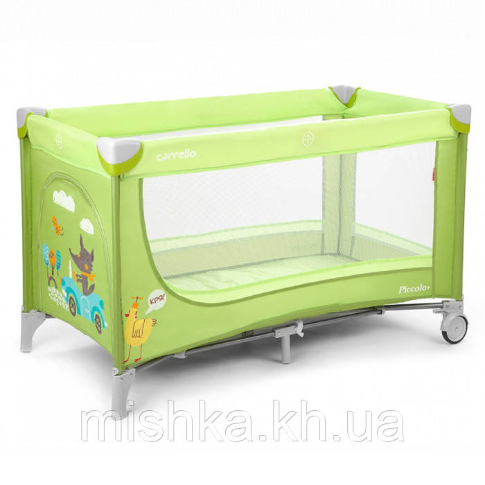Манеж ліжко Carrello Piccolo зелений