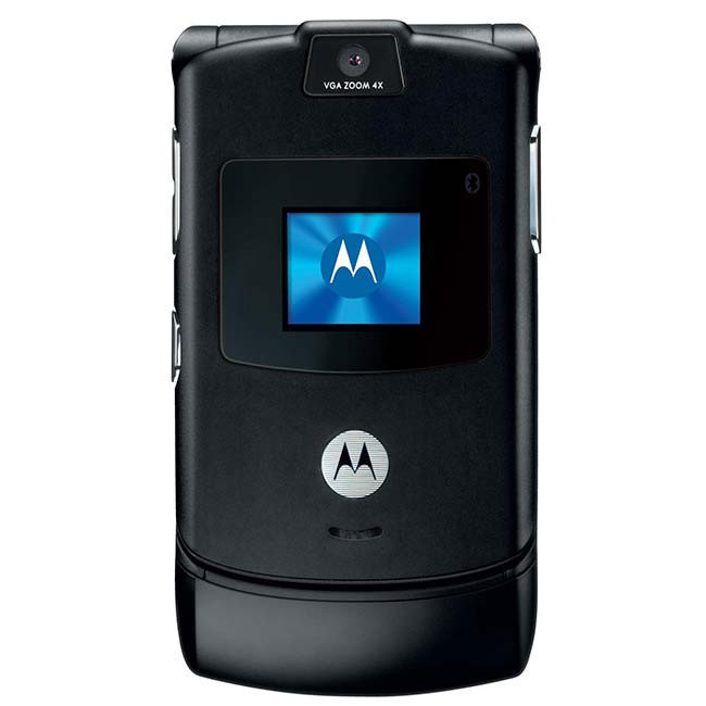 Кнопковий телефон розкладушка Motorola RAZR V3 (новий, оригінал) 2019 корпус з металу