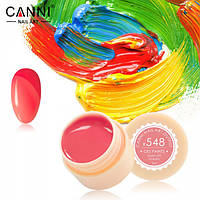 Гель-фарба Canni No548 (пастельна коралово-рожева) 5 мл