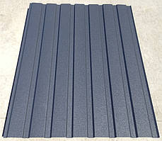 Профнастил для забору, колір: Графіт ПС-20, 0,43 мм; висота 1.75 метра ширина 1,16 м, фото 3