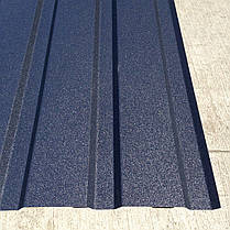 Профнастил для забору, колір: Графіт ПС-20, 0,43 мм; висота 1.75 метра ширина 1,16 м, фото 4