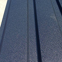 Профнастил для забору, колір: Графіт ПС-20, 0,43 мм; висота 1.75 метра ширина 1,16 м, фото 5