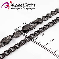 Ланцюжок чорний родиум "лав" 0,5/60 см