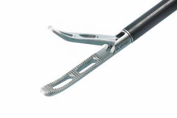 Затискач за Кроче-Олмі, атравматичний, вигнутий, фото 1