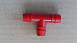 Трійник під шланг 14 мм для поїлок, фото 6