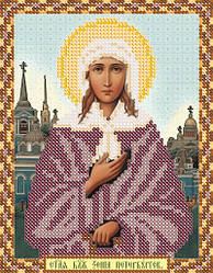 РИП-5122 Схема для вишивки бісером Св. Блж. Ксенія Петербурзька. 