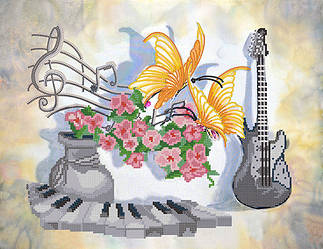 РКП-2-002 Схема для вишивки бісером Музичний натюрморт. 