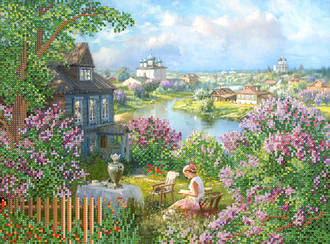 РКП-267 Схема для вишивки бісером Бузковий садок 