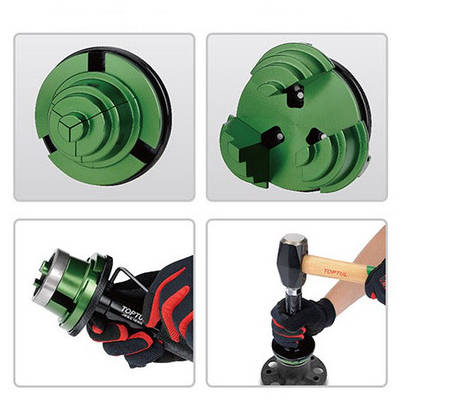 Пристосування для установки підшипників і сальників 9,5-50мм Toptul JEBC1050, фото 2