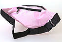 Чоловіча текстильна сумка на пояс Q003-3SkyPink рожева, фото 3