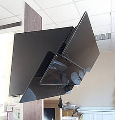 Витяжка похила INTERLINE AIR BL A/60/GL/T чорне скло