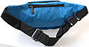 Чоловіча текстильна сумка на пояс Q003-7SkyBlue блакитна, фото 3